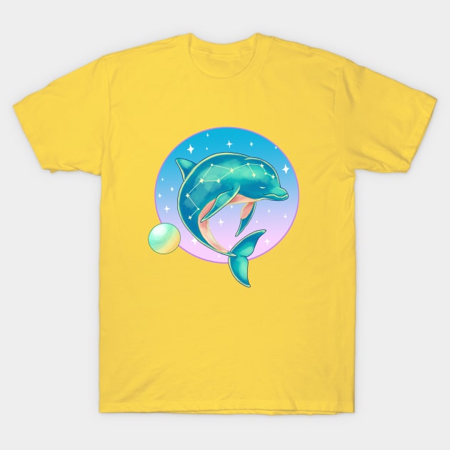 Constellation Dolphin T-Shirt by Astro Potion